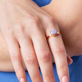 Foto von Adjustable ring with stone • 8mm