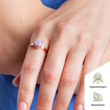 Foto von Adjustable ring with stone • 8mm