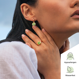 Foto von Adjustable ring with stone • 8mm