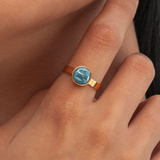 Foto von Adjustable ring with stone • 8mm