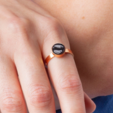 Foto von Adjustable ring with stone • 8mm