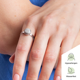 Foto von Adjustable ring with stone • 8mm