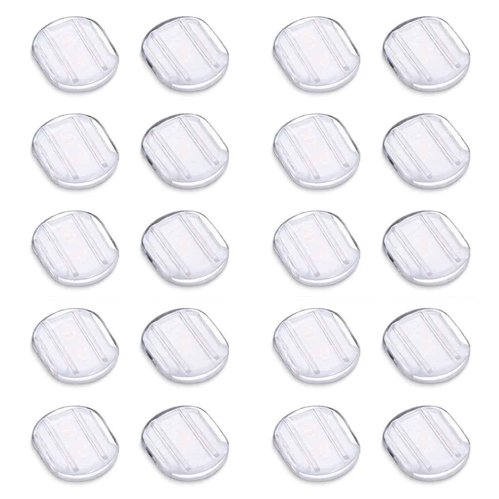 Foto von Polster für Ohrclips aus Silikon ohne Drücken