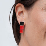 Foto von Geometrische Clips Ohrringe