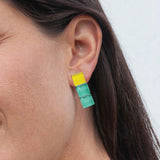 Foto von Geometrische Clips Ohrringe
