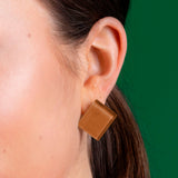 Foto von Statement Clip Ohrringe aus Glas • 20mm Foto von Statement Clip Ohrringe aus Glas • 20mm
