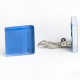 Statement Clip Ohrringe aus Glas • 20mm Statement Clip Ohrringe aus Glas • 20mm