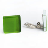 Statement Clip Ohrringe aus Glas • 20mm Statement Clip Ohrringe aus Glas • 20mm