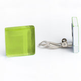 Statement Clip Ohrringe aus Glas • 20mm Statement Clip Ohrringe aus Glas • 20mm