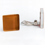 Statement Clip Ohrringe aus Glas • 20mm Statement Clip Ohrringe aus Glas • 20mm