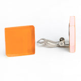 Statement Clip Ohrringe aus Glas • 20mm Statement Clip Ohrringe aus Glas • 20mm