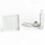 Statement Clip Ohrringe aus Glas • 20mm Statement Clip Ohrringe aus Glas • 20mm