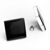 Statement Ohrringe aus Glas • 20mm Statement Ohrringe aus Glas • 20mm