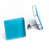 Statement Ohrringe aus Glas • 20mm Statement Ohrringe aus Glas • 20mm