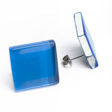 Statement Ohrringe aus Glas • 20mm Statement Ohrringe aus Glas • 20mm