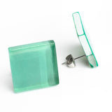 Statement Ohrringe aus Glas • 20mm Statement Ohrringe aus Glas • 20mm