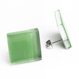 Statement Ohrringe aus Glas • 20mm Statement Ohrringe aus Glas • 20mm