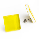 Statement Ohrringe aus Glas • 20mm Statement Ohrringe aus Glas • 20mm