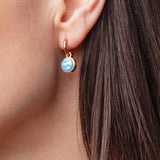 Foto von Hoop clip earrings with pendants • Mix & Match ear clips • 14mm