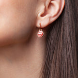 Foto von Hoop clip earrings with pendants • Mix & Match ear clips • 14mm