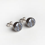 Glasohrstecker in Perlmuttoptik • 8mm Glasohrstecker in Perlmuttoptik • 8mm