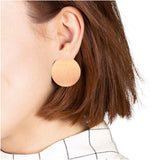 Foto von Large stainless steel earrings • 30mm
