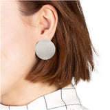 Foto von Large stainless steel earrings • 30mm