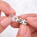 Foto von Polster für Ohrclips aus Silikon ohne Drücken