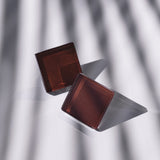 Foto von Statement Clip Ohrringe aus Glas • 20mm Foto von Statement Clip Ohrringe aus Glas • 20mm