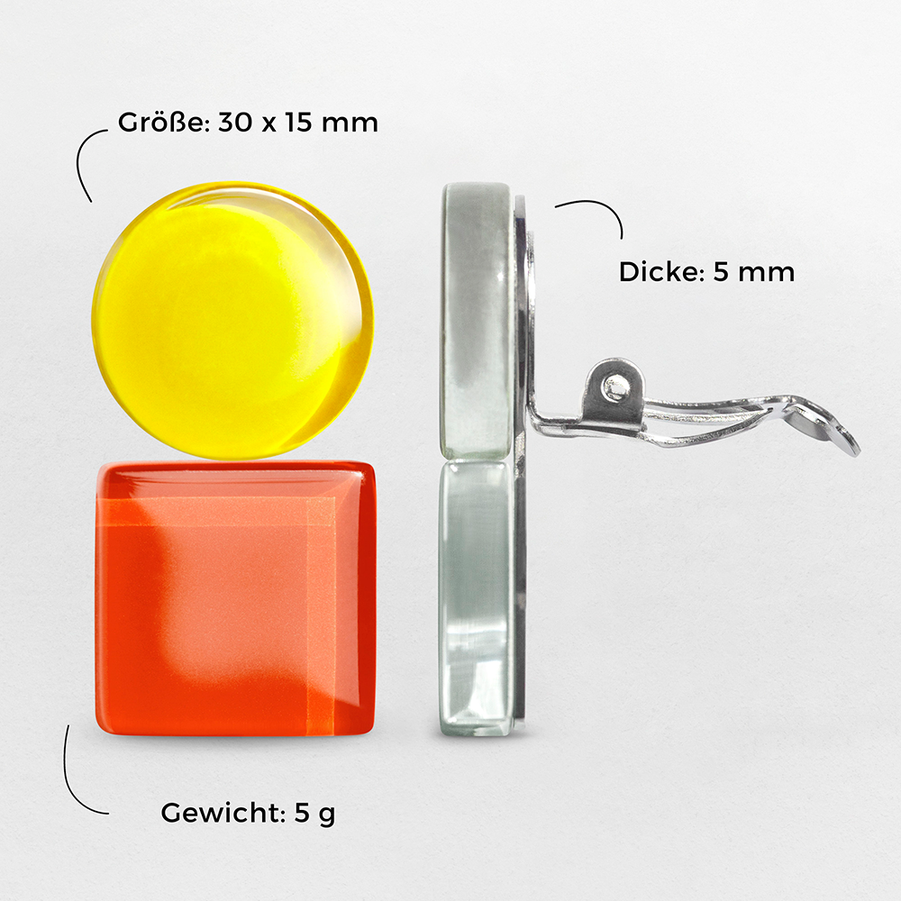 Foto von Geometric Clip Earrings