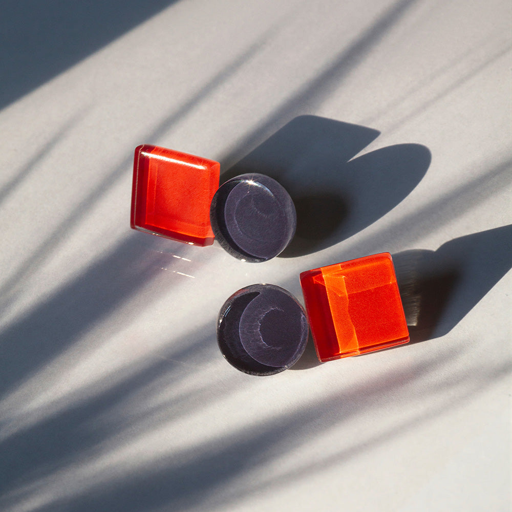 Foto von Geometrische Clip Ohrringe