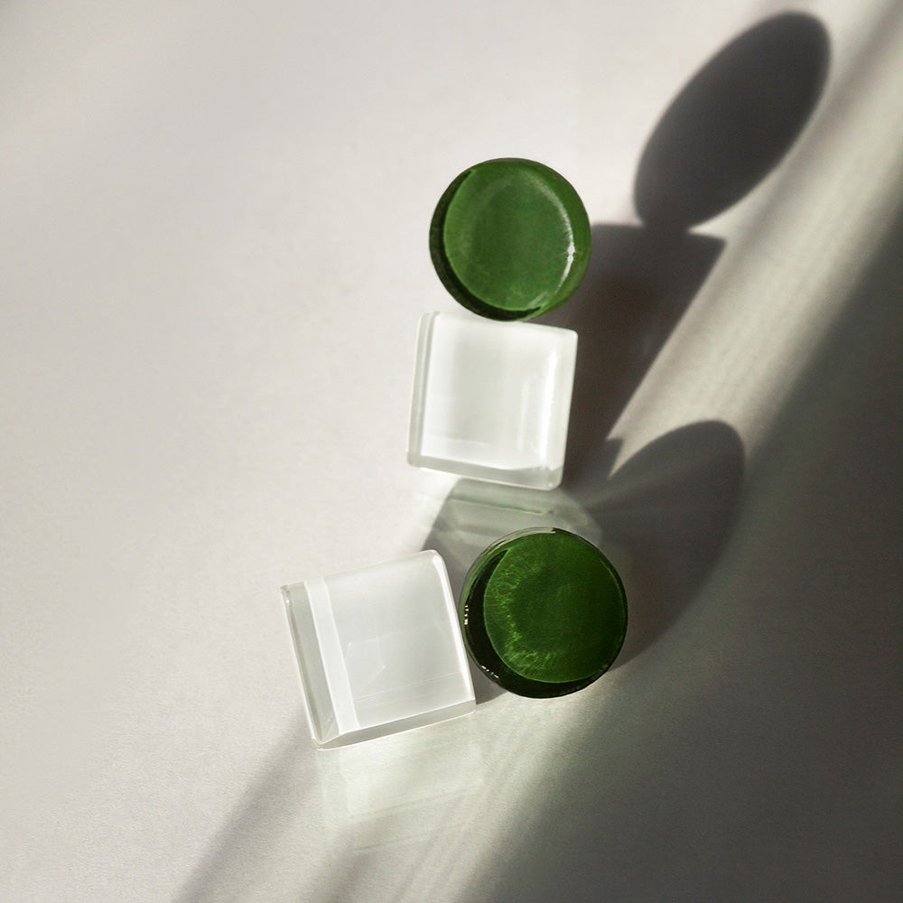 Foto von Geometrische Clip Ohrringe