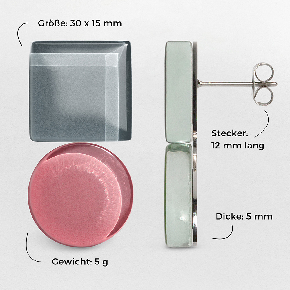 Foto von Geometric statement earrings