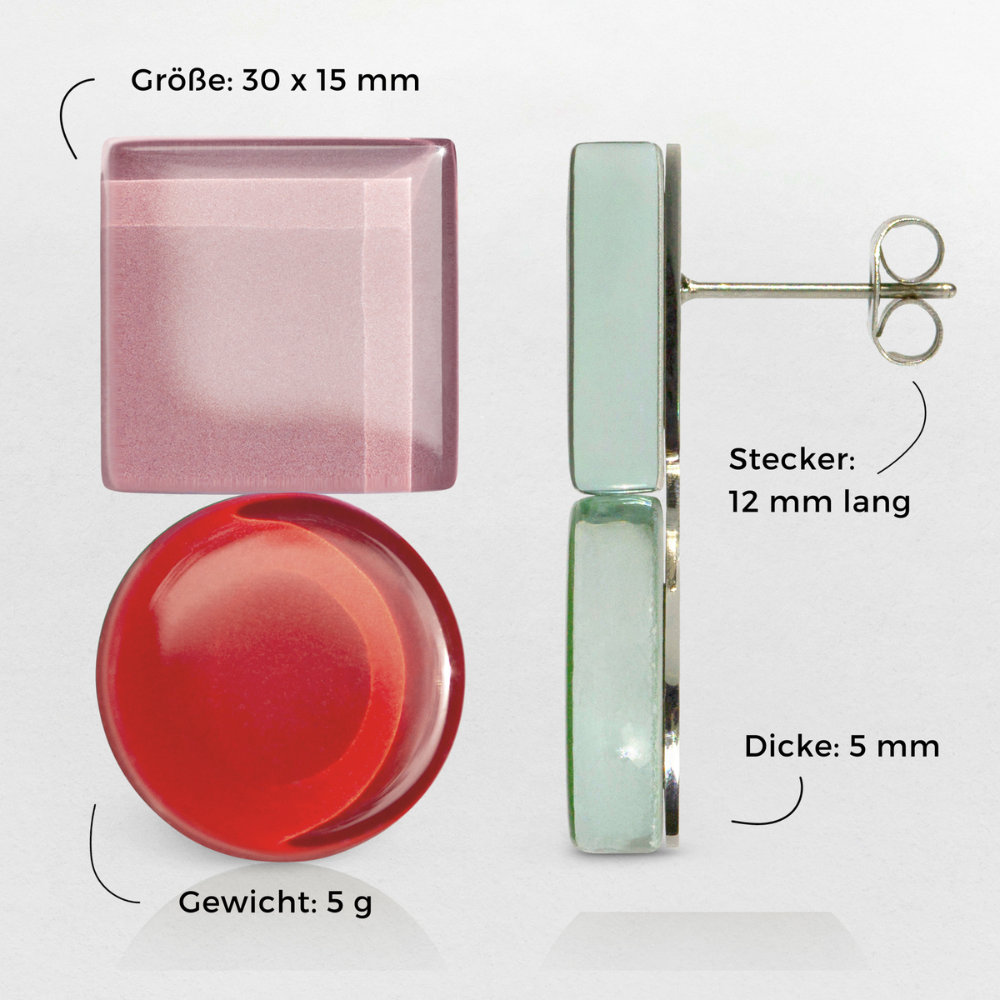 Foto von Geometrische Statement Ohrringe