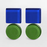 Geometric statement earrings