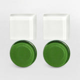 Geometric statement earrings