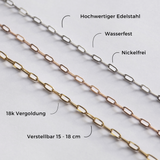 Foto von Filigranes Gliederarmband Edelstahl • verstellbar