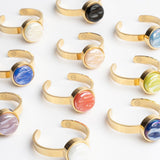 Foto von Verstellbarer Ring mit Stein • 8mm Foto von Verstellbarer Ring mit Stein • 8mm