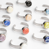 Foto von Verstellbarer Ring mit Stein • 8mm