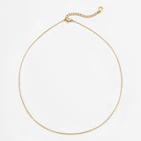 Feine Gliederkette aus Edelstahl •  Mix & Match Halskette Feine Gliederkette aus Edelstahl •  Mix & Match Halskette