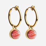 Ohrclip Creolen mit Einhänger • Mix & Match Ohrclips • 18mm Ohrclip Creolen mit Einhänger • Mix & Match Ohrclips • 18mm
