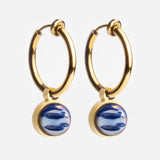 Ohrclip Creolen mit Einhänger • Mix & Match Ohrclips • 18mm Ohrclip Creolen mit Einhänger • Mix & Match Ohrclips • 18mm