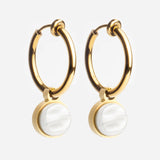 Ohrclip Creolen mit Einhänger • Mix & Match Ohrclips • 18mm Ohrclip Creolen mit Einhänger • Mix & Match Ohrclips • 18mm