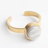 Verstellbarer Ring mit Stein • 8mm Verstellbarer Ring mit Stein • 8mm