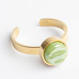 Verstellbarer Ring mit Stein • 8mm Verstellbarer Ring mit Stein • 8mm