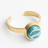 Verstellbarer Ring mit Stein • 8mm Verstellbarer Ring mit Stein • 8mm