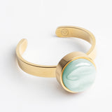Verstellbarer Ring mit Stein • 8mm Verstellbarer Ring mit Stein • 8mm