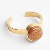 Verstellbarer Ring mit Stein • 8mm Verstellbarer Ring mit Stein • 8mm
