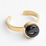 Verstellbarer Ring mit Stein • 8mm Verstellbarer Ring mit Stein • 8mm