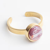 Verstellbarer Ring mit Stein • 8mm Verstellbarer Ring mit Stein • 8mm